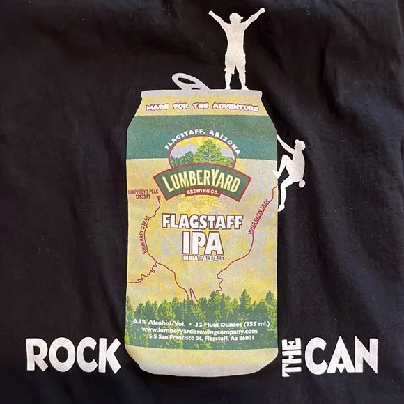 Lumberyard Brewing Co. Rock The Can XL T-Shirt EXC - Picture 1 of 5